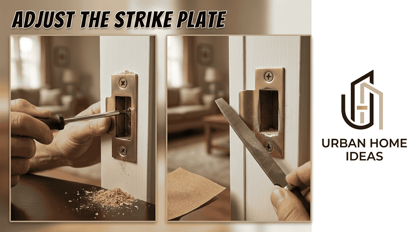 Adjust The Strike Plate