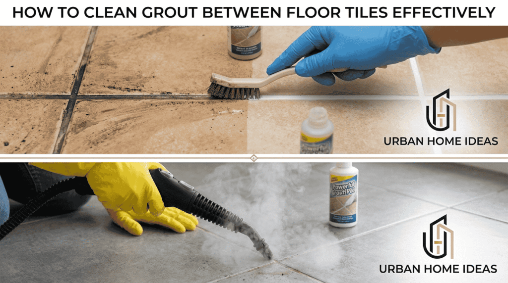 How To Clean Grout Between Floor Tiles Effectively