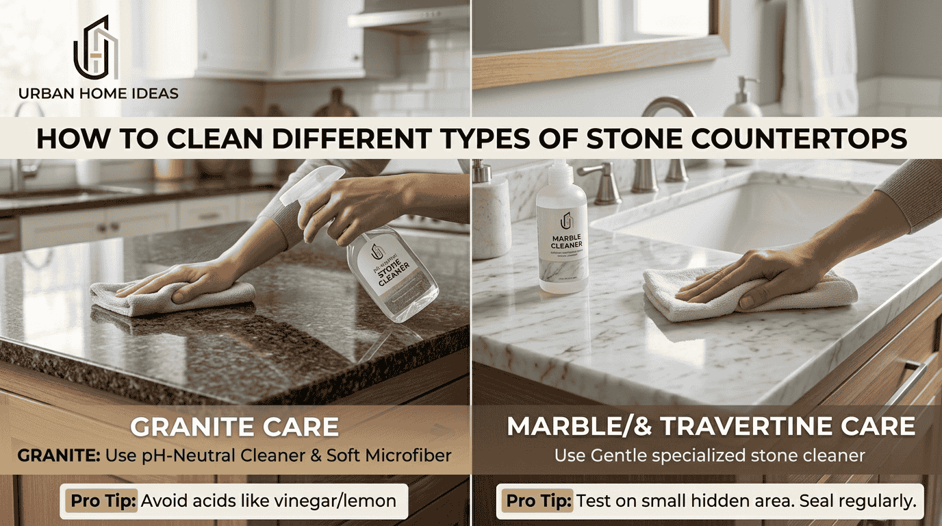 How To Clean Stone Countertops