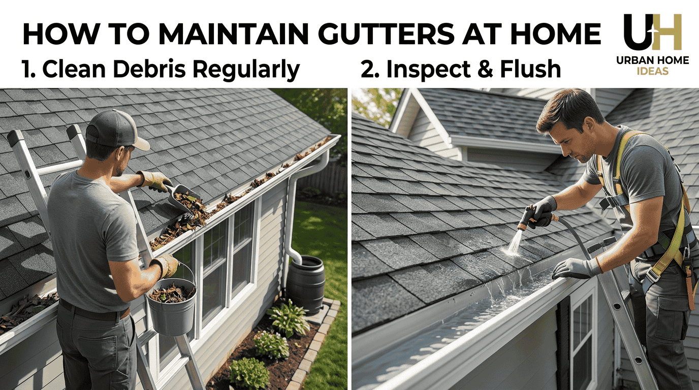 How To Maintain Gutters At Home