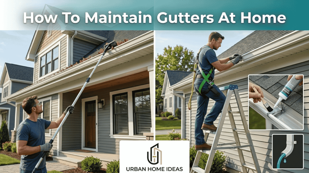 How To Maintain Gutters At Home