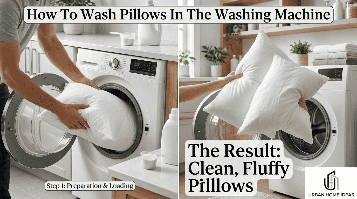How To Wash Pillows In The Washing Machine