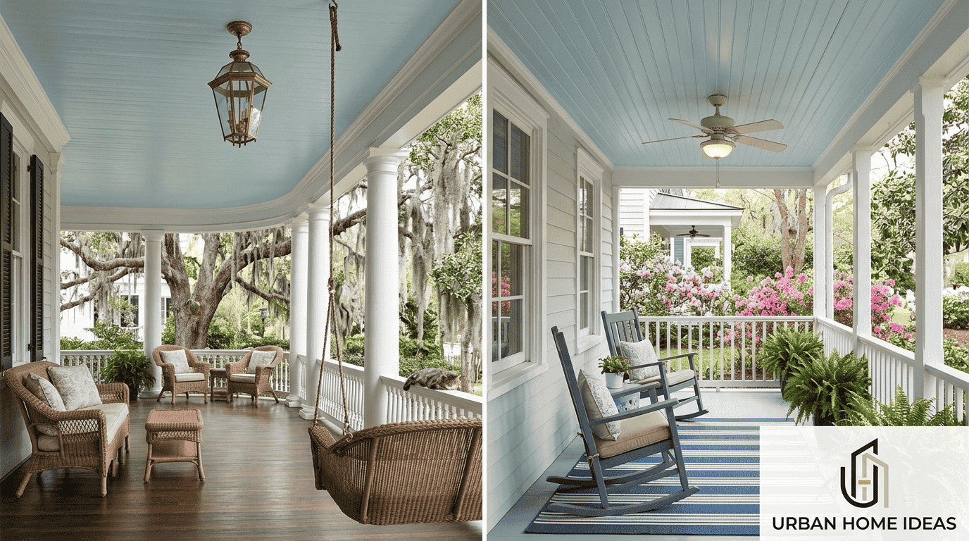 Haint Blue Porch Ceiling