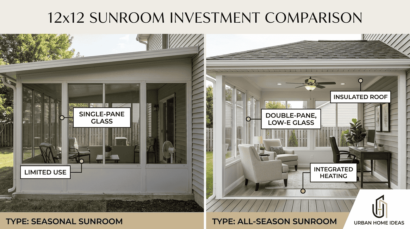 How Much Does A 12x12 Sunroom Cost