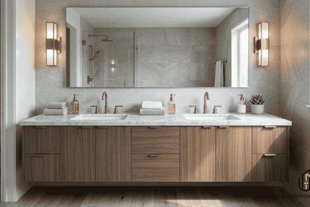 Double Bathroom Vanity With Sink