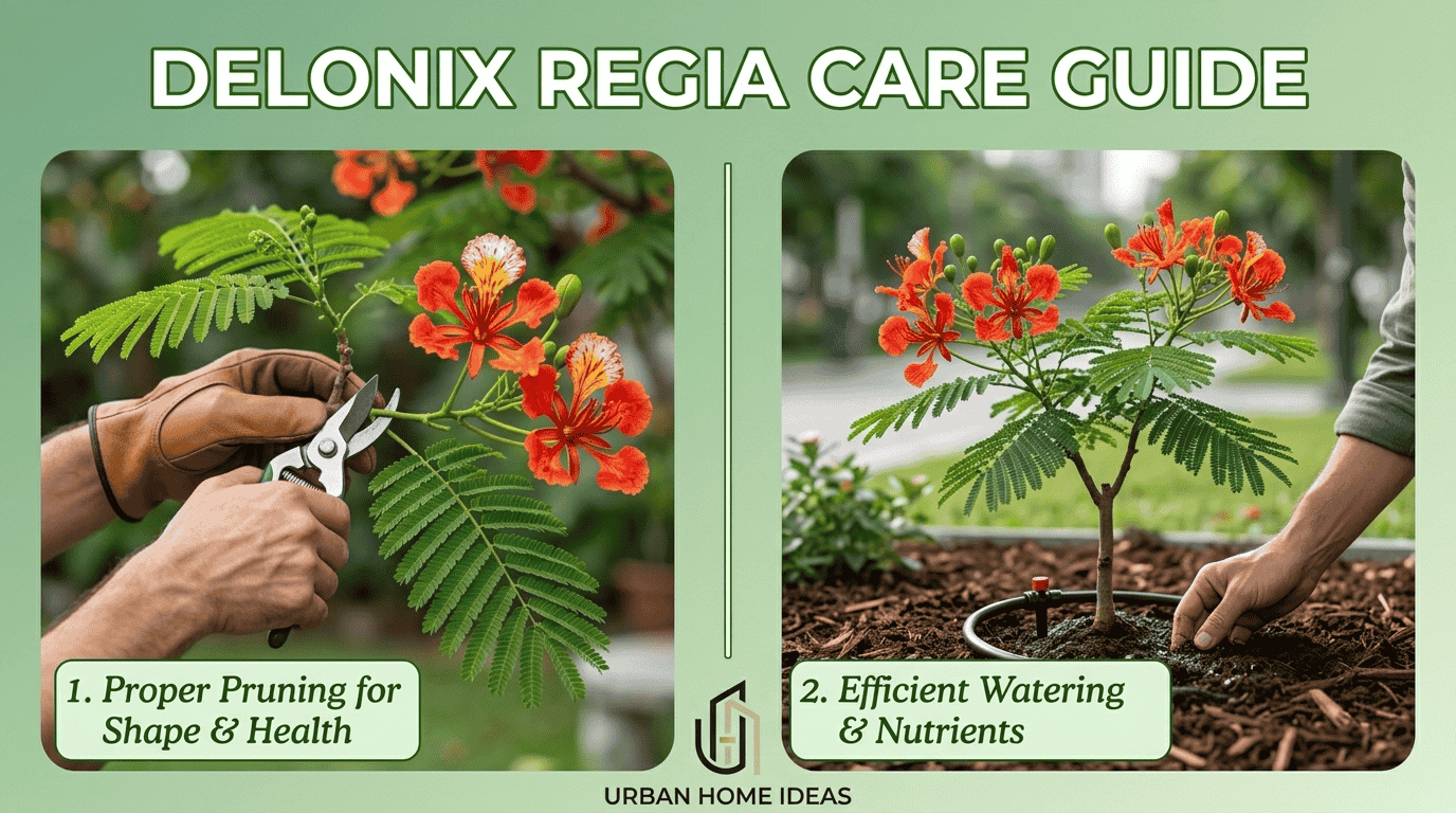 Delonix Regia Flamboyant Tree