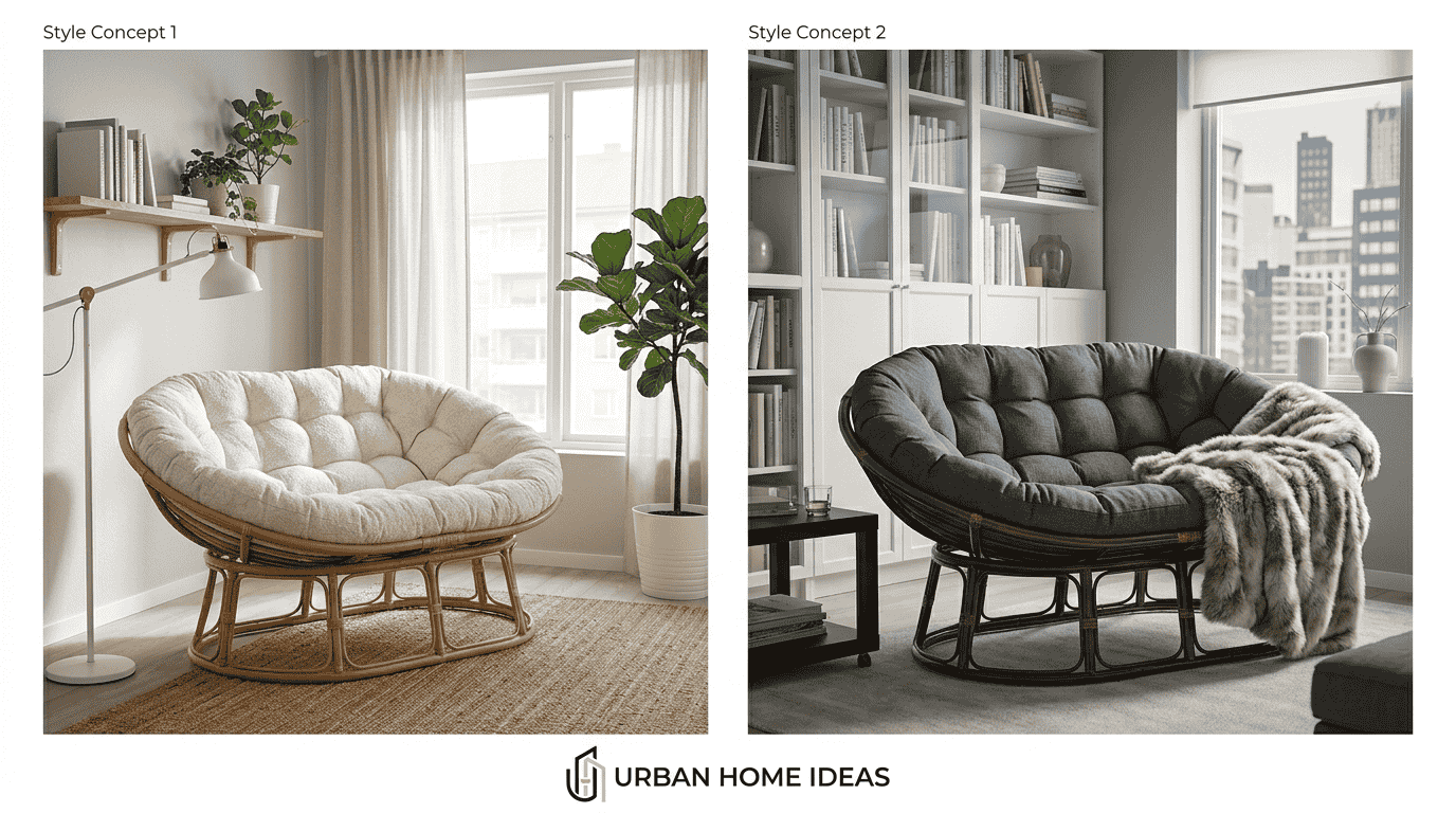 double papasan chair