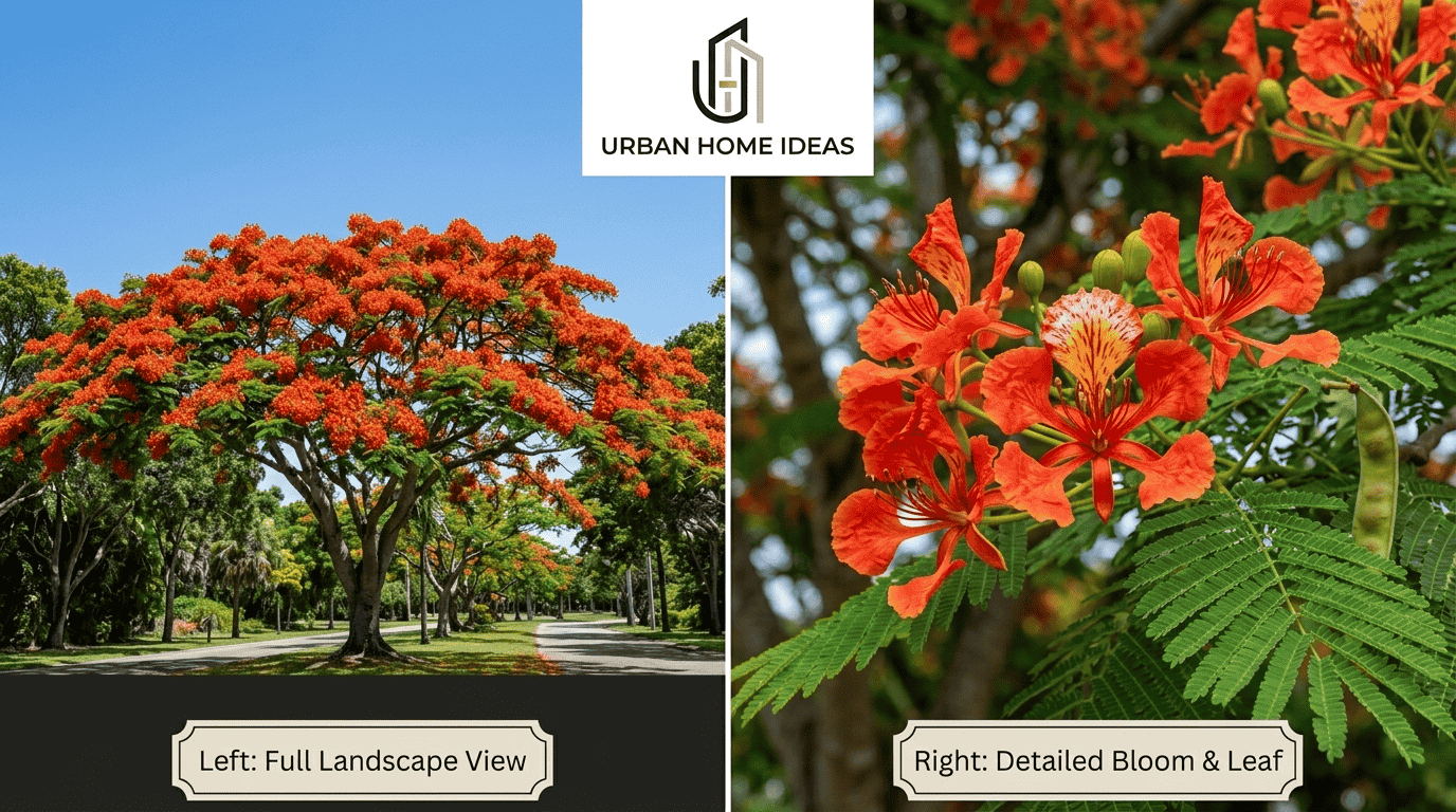 Delonix Regia Flamboyant Tree