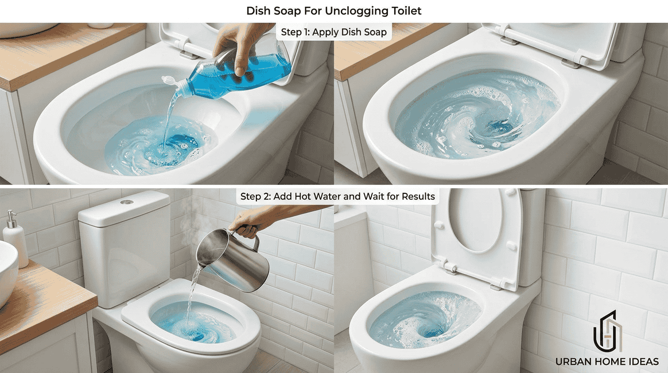Dish Soap For Unclogging Toilet