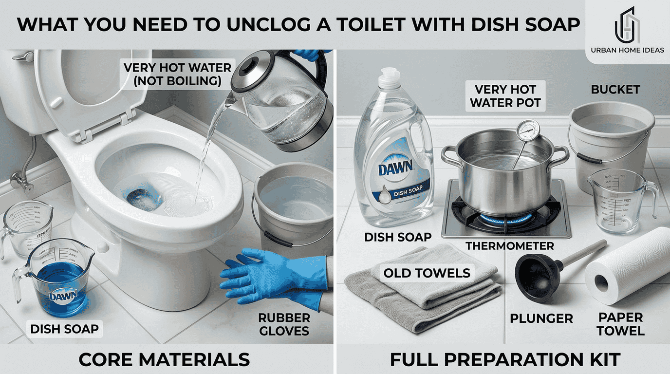 Dish Soap For Unclogging Toilet