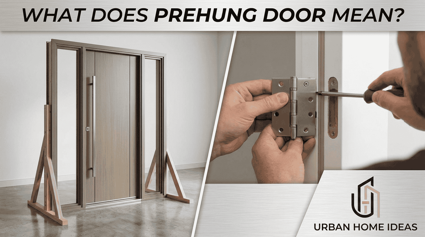 What Does Prehung Door Mean